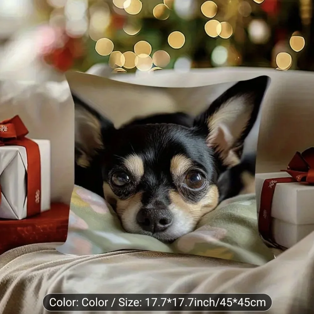 New Chihuahua Dog Print Pillowcase Cover
